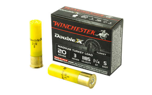 Ammunition Winchester Ammunition Double X 20Gauge3" WIN DBL X MAG TRKY 20GA 3" #5 10/100